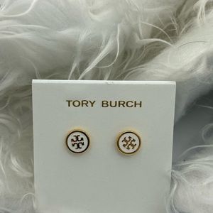 Kira Enamel Circle Stud Earrings